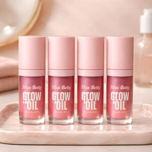 Glow Oil Pearlized Liquid Highlighter. Set Of 4